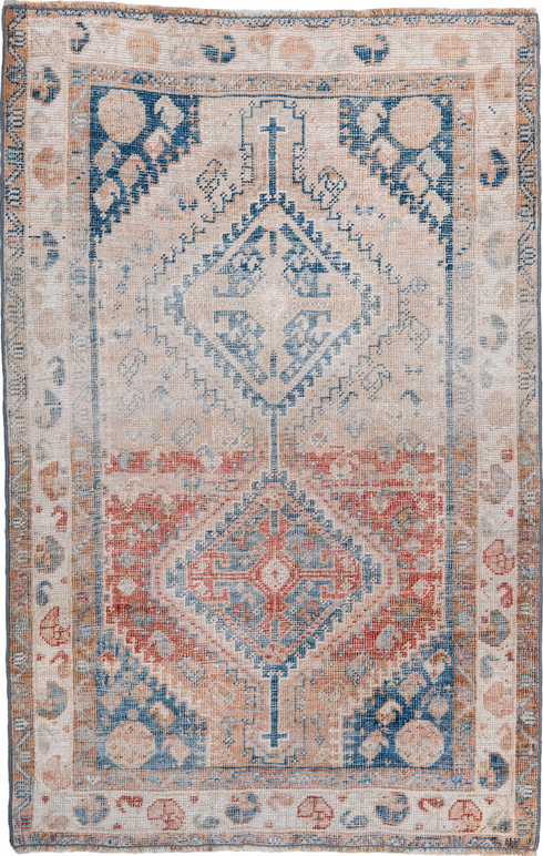Antique Shiraz Area Rug (2' x 4')